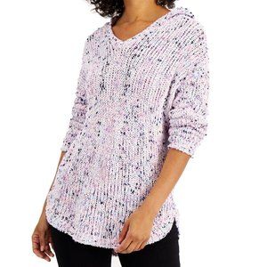 JPR Studio Chenille Hoodie Sweater - Lavender